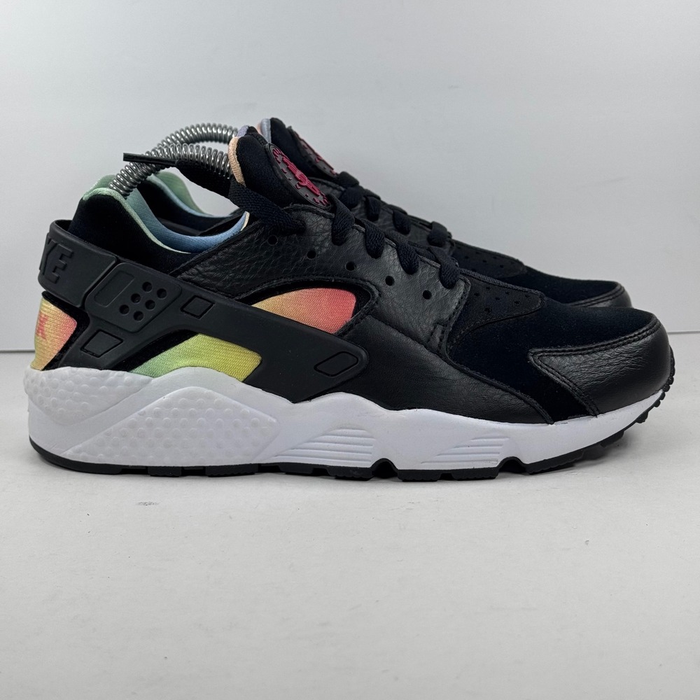 Nike Air Huarache TEDx Portland Black Rainbow Gradient Sneakers PDX Rare